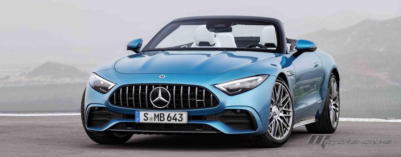 All New Mercedes AMG SL 43 Revealed with An Electric Exhaust Gas