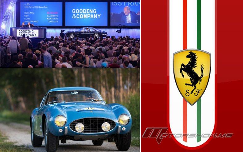 Ferrari rules the Monterey auctions, check these cars 