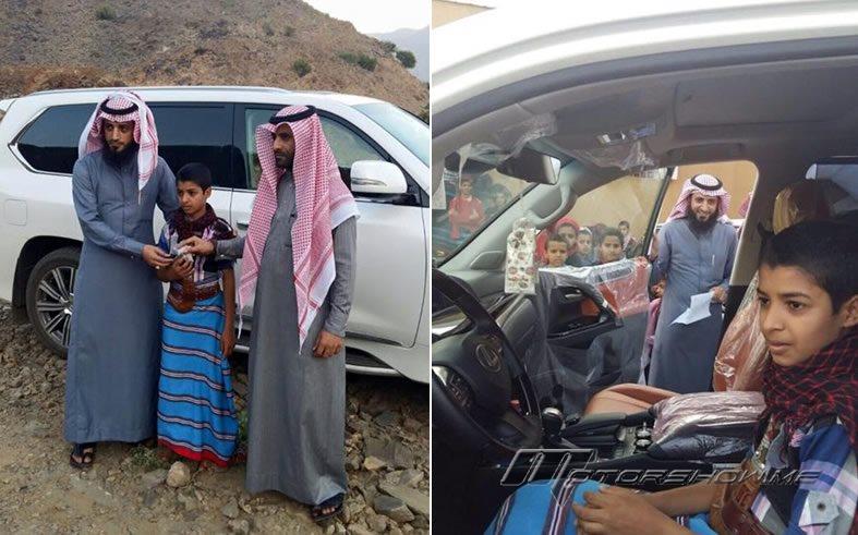 لهذا السبب أهدى رجل أعمال سعودي هذا الطالب سيارة لكزس موديل 2016