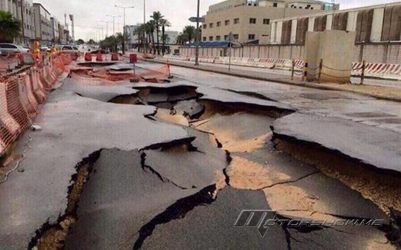 صور حديثة للطرقات بعد هبوطها جرّاء العاصفة في الرياض