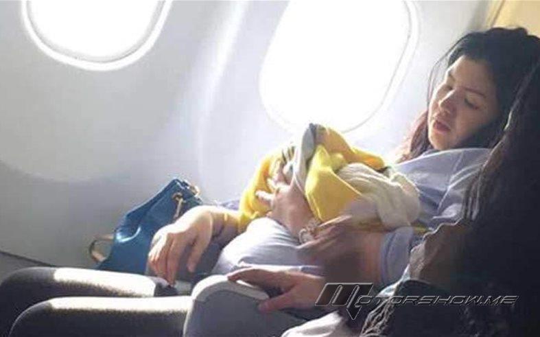 بالصورة: امرأة تنجب طفلاً على متن رحلة متوجهة من دبي إلى الفلبين فتحصل على هدية غير متوقعة!