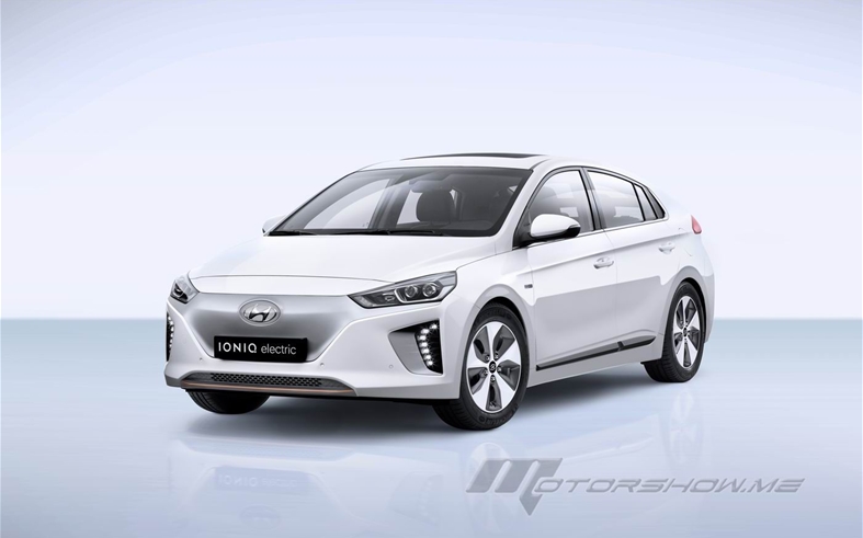  2017 Hyundai IONIQ Electric Exterior and Interior Design
