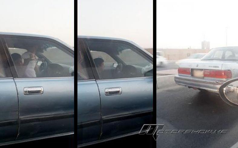 هذا المنظر داخل السيارة في جدّة في السعودية كان فعلا صادما 