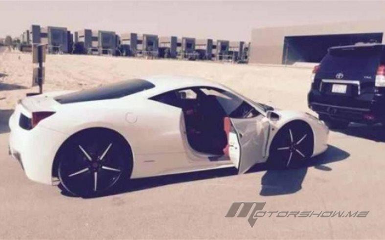 بالصور: شخصيّة سعودية تهدي مدرب الهلال السعودي فيراري 458 ايطاليا