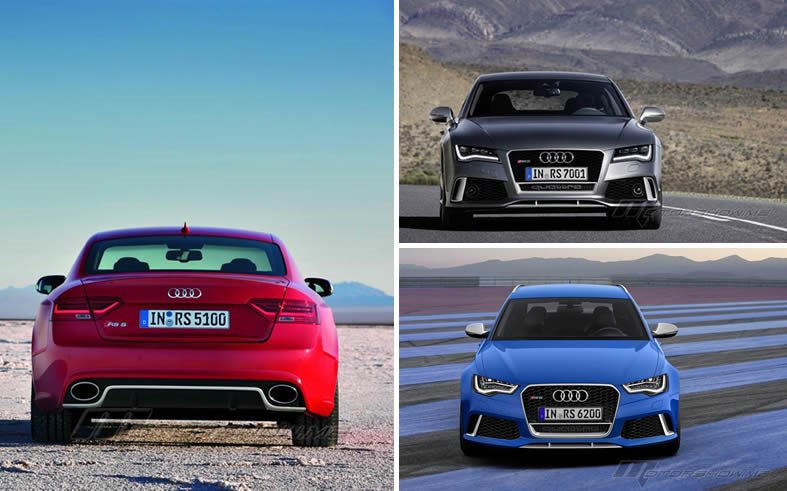 The 2014 Audi RS Family... When the four Rings get loaded by Rs!