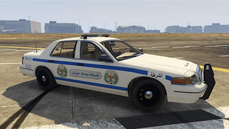 Ford Crown Victoria Police Interceptor in Jordan VNR (Arabic)