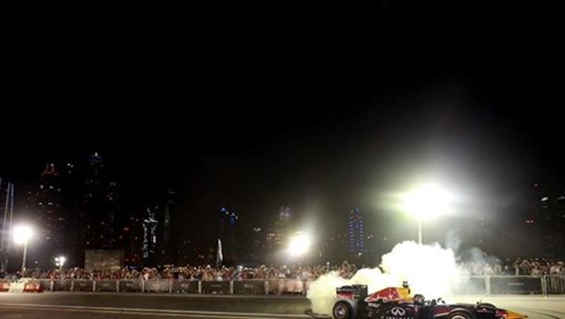 Infiniti RBR Dubai F1 Activation 2014