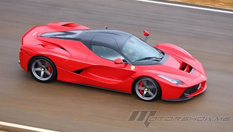 Ferrari LaFerrari Extreme Drive on wet MotorShow Exclusive!