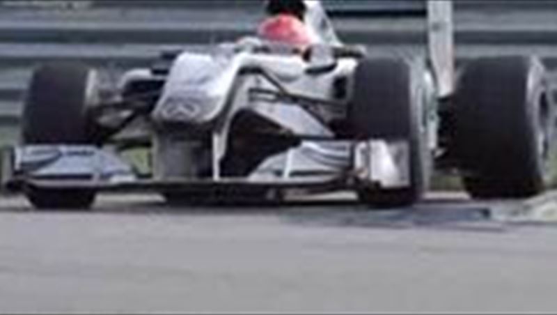 Michael Schumacher talks about his F1 Car and SLS AMG TVC