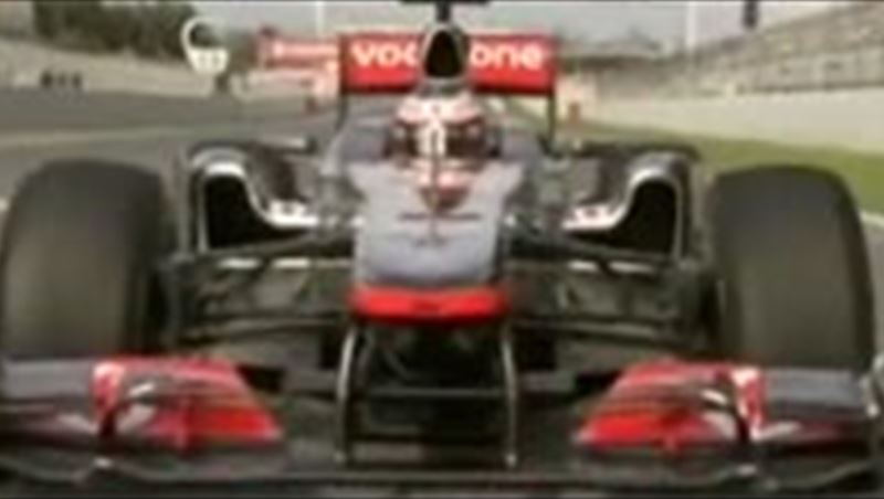 2011 Mclaren Mercedes MP4-26 tested by Hamilton and Button