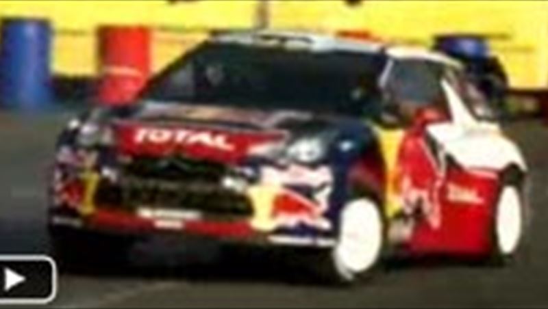 Sebastien Loeb road show in Citroen DS3 WRC