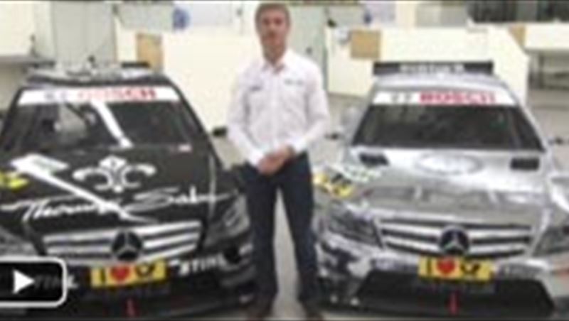 Comparison between 2011 and 2012 Mercedes DTM cars