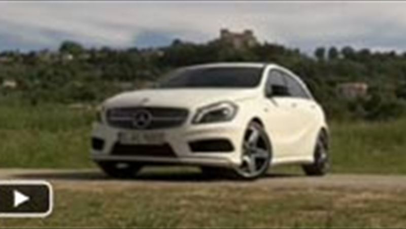 Michael Schumacher, Nico Rosberg and the German National Football Team Drive the New A Class