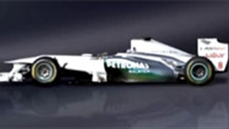 Mercedes GP Airbrush Paint Job for W02 of 2011