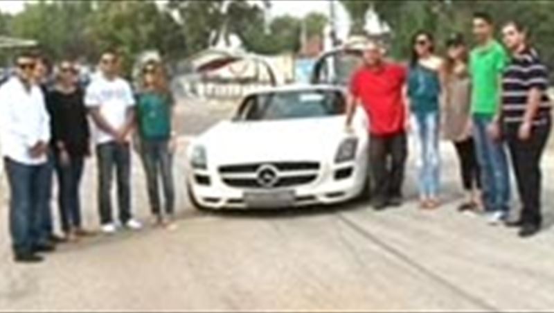 Mercedes-Benz SLS AMG co-drive with Nadim Mehanna