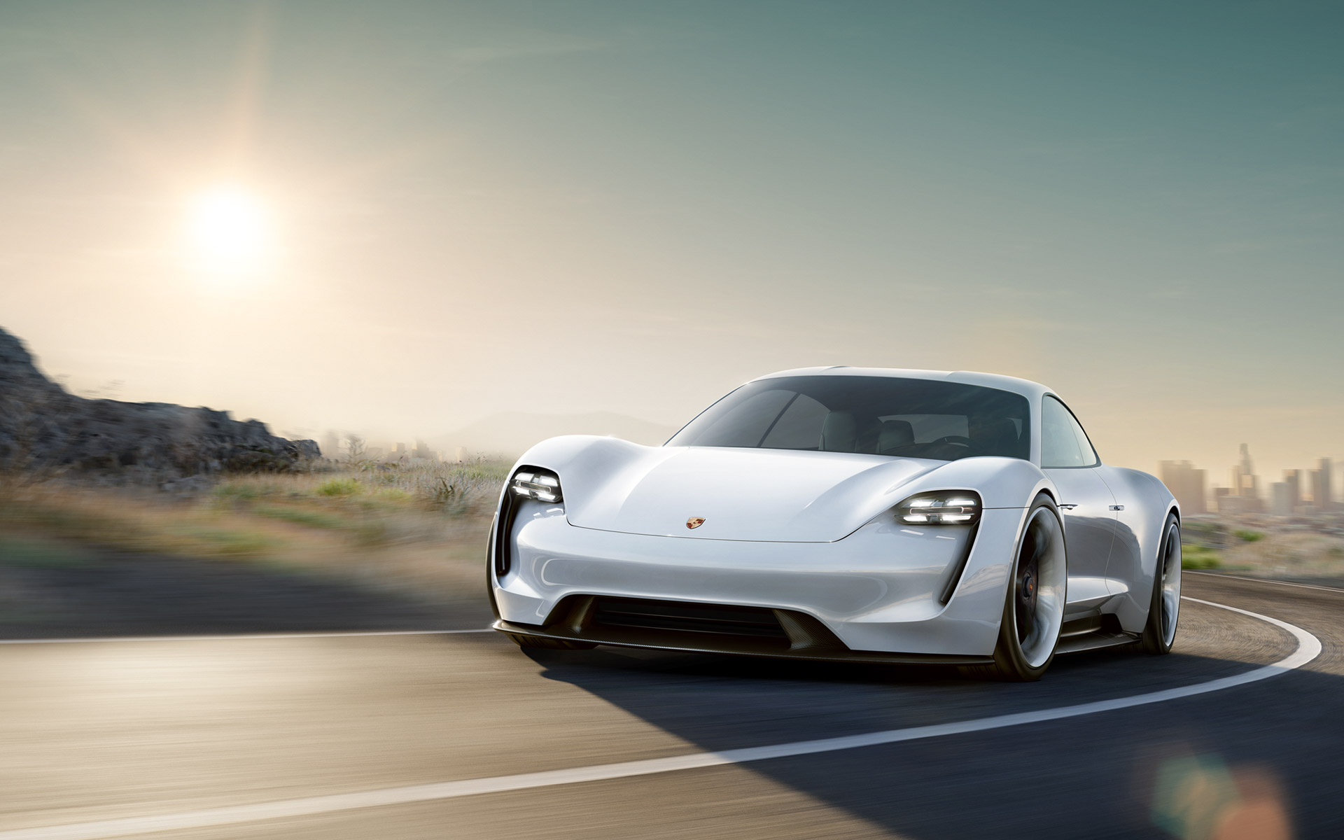 2018 Porsche Mission E Futuristic Design Language