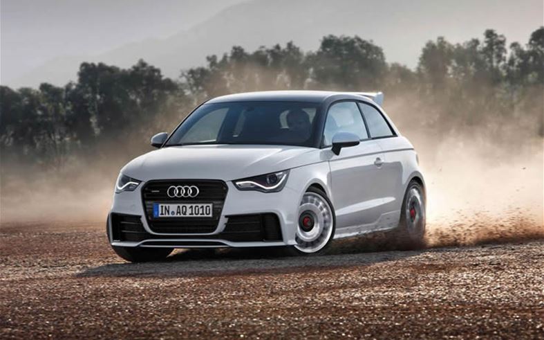 Audi A1 quattro powered by a 2.0-liter turbo