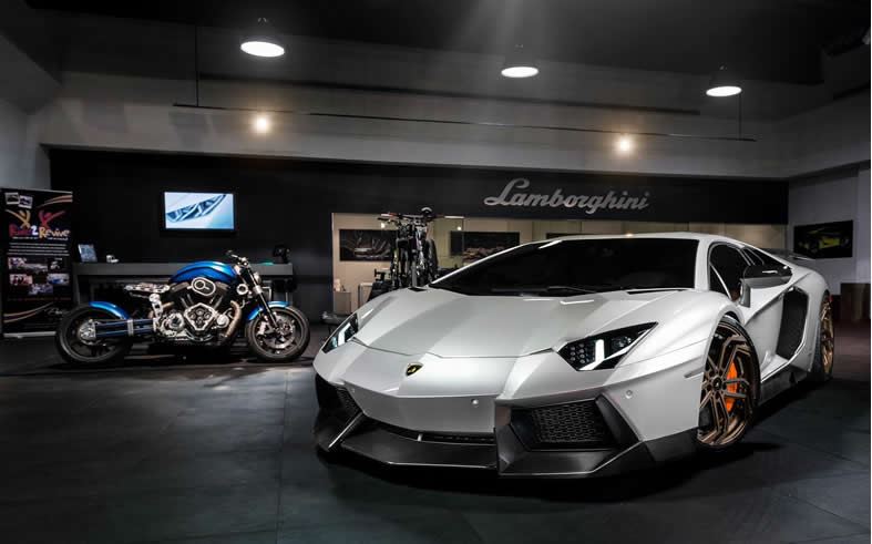 Design and high tech in its purest form for the Lamborghini Aventador