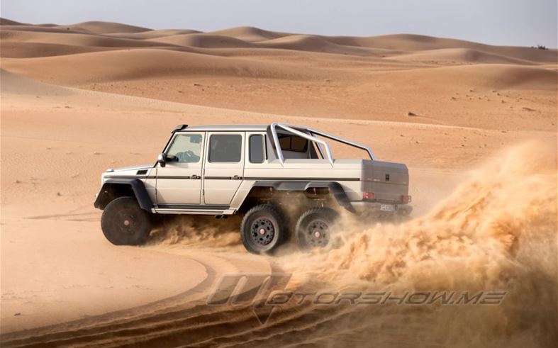 Mercedes-Benz G63 AMG 6x6 : The new extreme desert storming super-SUV