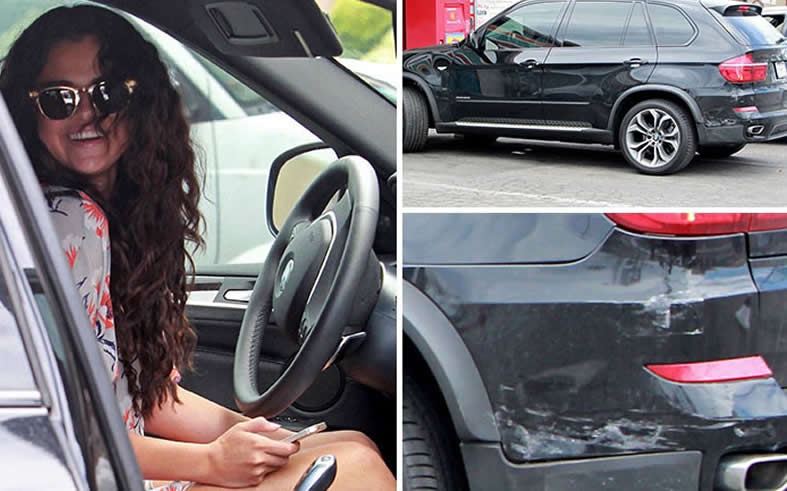 In Pictures: Selena Gomez Got In a Car Crash
