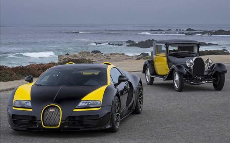  سيارة بوغاتي فيرون فيتيس "1 اوف 1 " الوحيدة في العالم في بيبل بيتش كونكور ديليغانس 2014