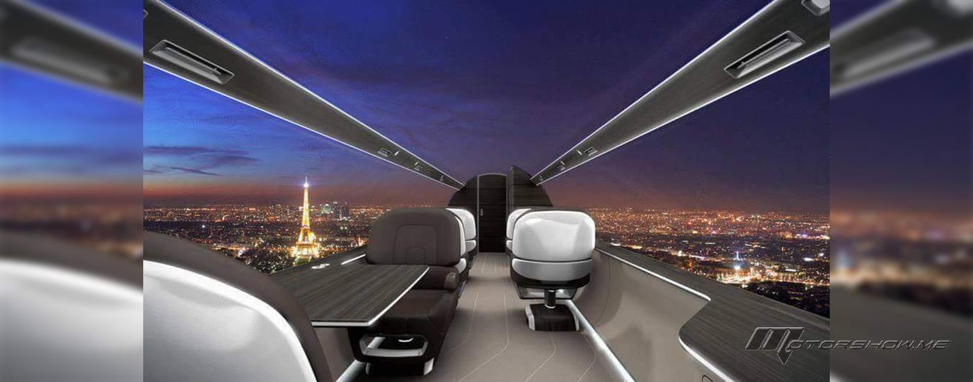 بالصور: طائرات المستقبل بدون نوافذ