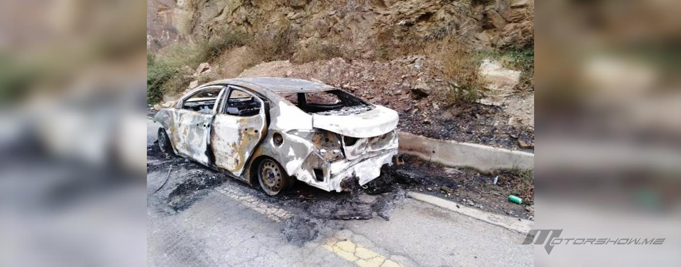 سائق سيارة ينقذ عائلة من الحريق في السعودية
