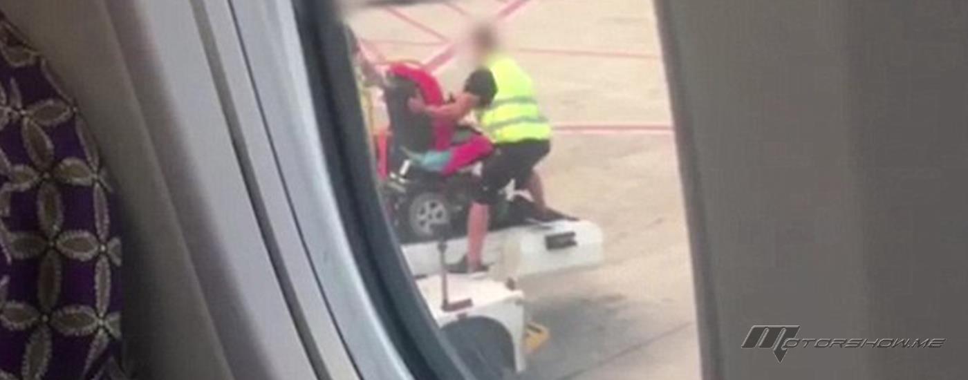 بالفيديو: فتاة توثق ما فعله فريق العمل في المطار بكرسيها المتحرّك!