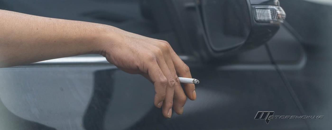مش مسموح: رمي أعقاب السجائر خارج السيارة