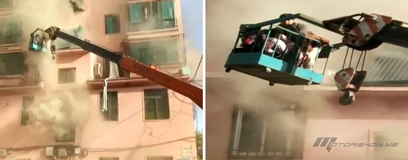 بالفيديو: مراهق ينقذ 14 شخصاً من حريق داخل مبنى