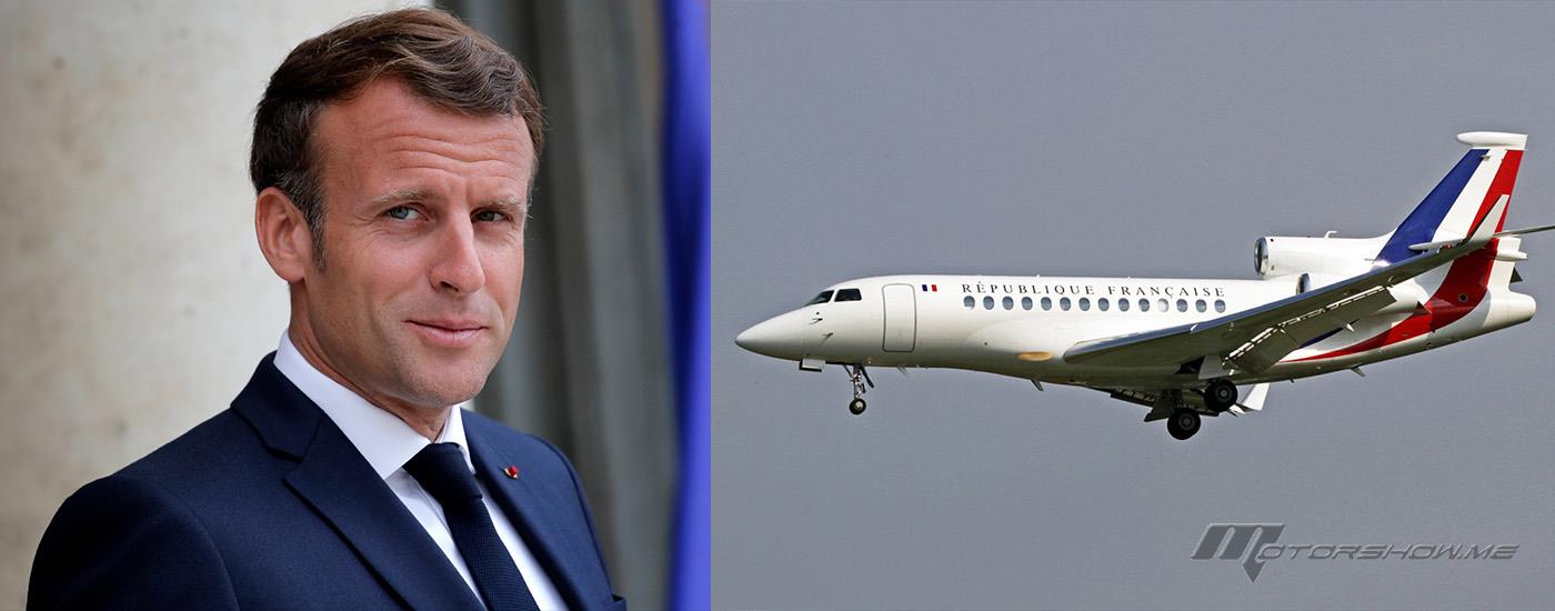 هل تضررت طائرة الرئيس الفرنسي ماكرون أثناء مغادرته لبنان؟