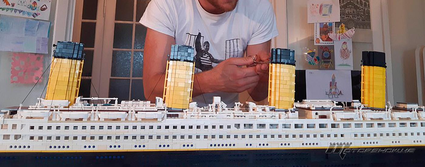 سويسري يقضي ثمانية أسابيع في بناء نسخة ليغو طبق الأصل من تيتانيك 