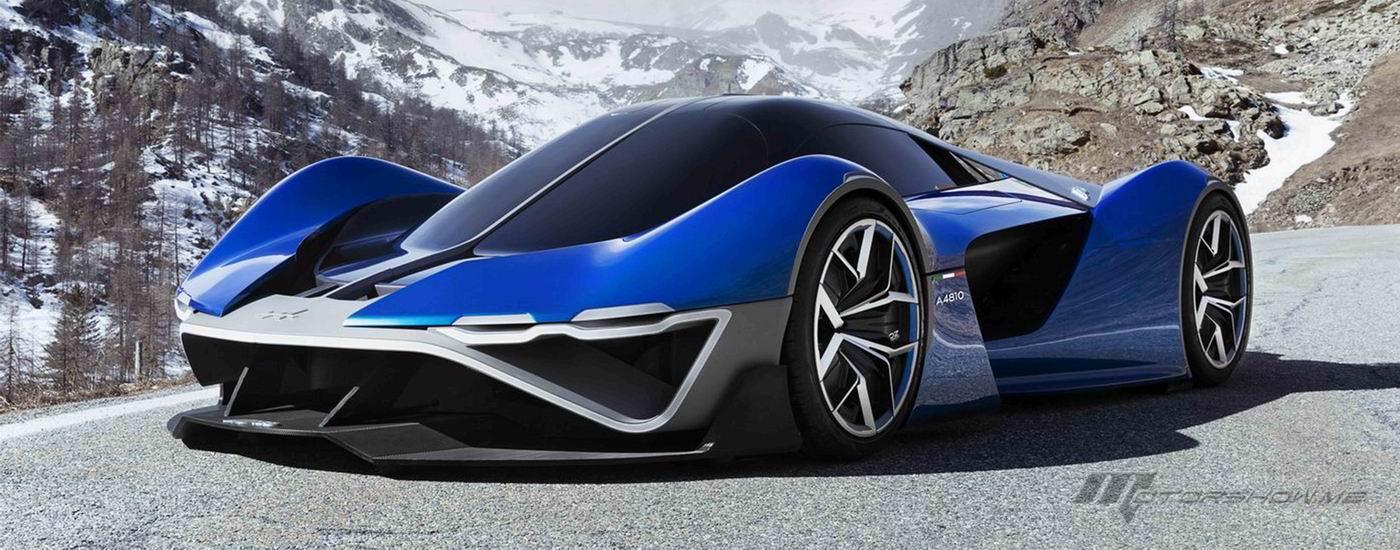 Alpine A4810: The Latest Concept Unveiled by Students at the IED Design School