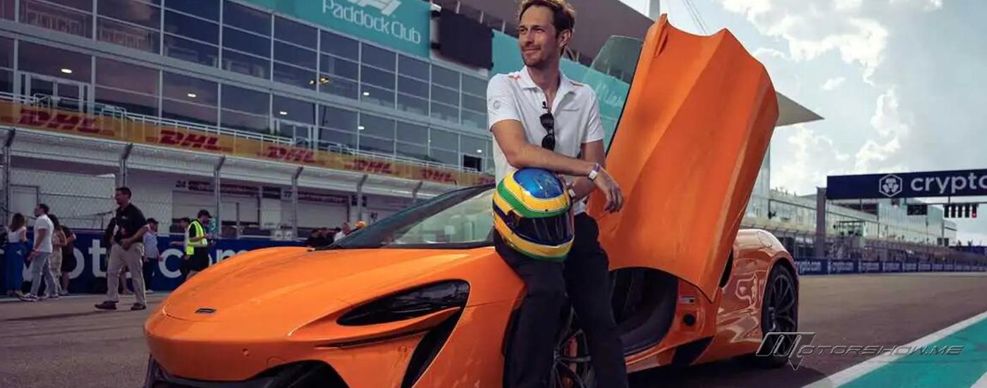 Bruno Senna Drives McLaren Artura On New Miami GP Circuit