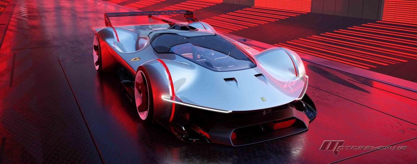 Ferrari Vision Gran Turismo Revealed with Twin-Turbo V6 Making Over 1,000 HP