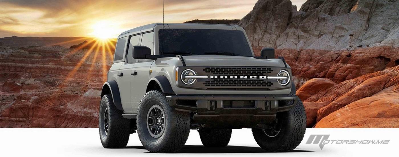 Meet the 2022 Ford Bronco Badlands