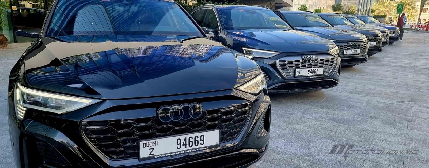 New Audi Q8 e-tron Makes Middle East Debut in Dubai