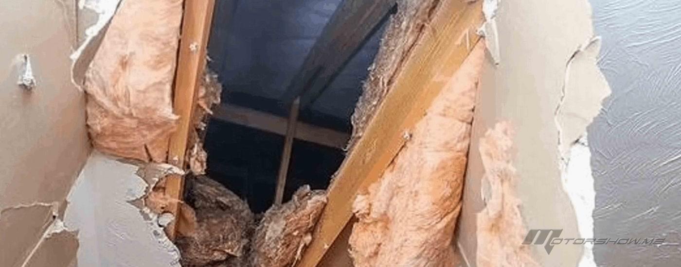 فجوة بالسقف ونجاة امرأة من الموت في بريطانيا بسبب طائرة... اليكم التفاصيل