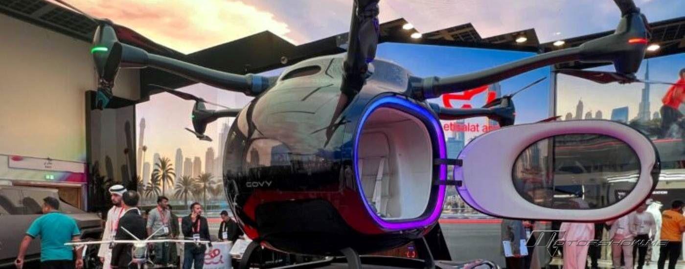أول ظهور للمركبة الطائرة الكهربائية المستقبلية GOVY AirCar بالشرق الأوسط