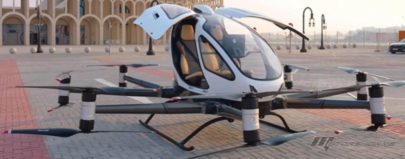 سماء الدوحة تشهد أول تجربة للتاكسي الجوي بدون سائق