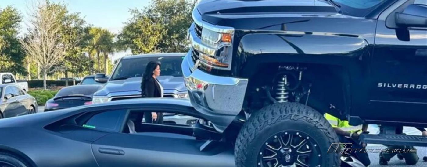 شاحنة “تبتلع” لامبورغيني بـ340 ألف دولار في فلوريدا خلال ثوانٍ