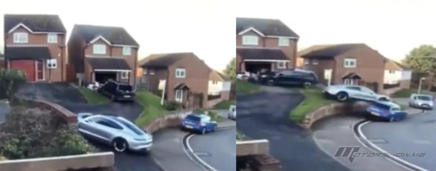 بالفيديو: سائق بورش يفشل في ركن سيارته الجديدة، والنتيجة!