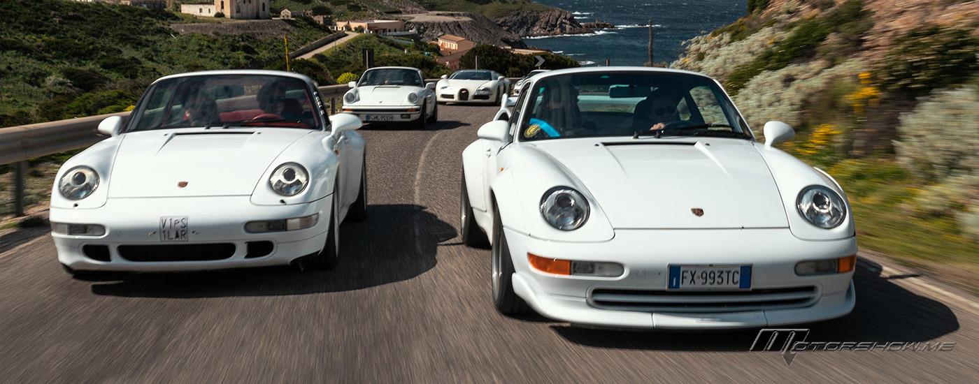 Only White Sports Cars on This Rally!