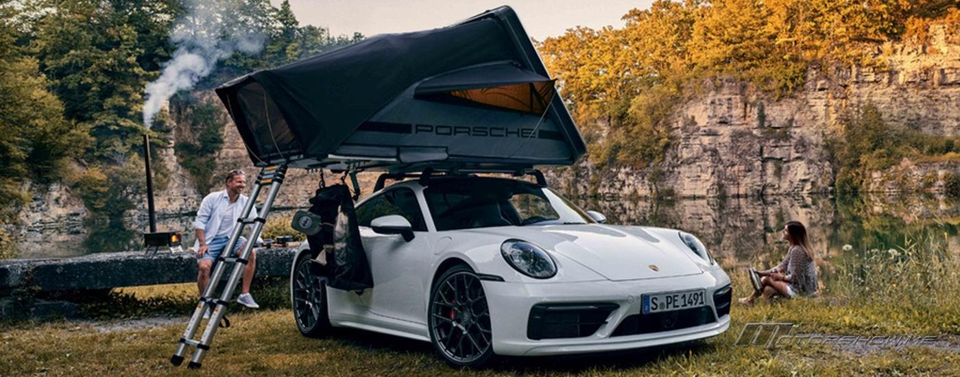 Porsche 911 Goes Camping, Now Available with Roof Tent