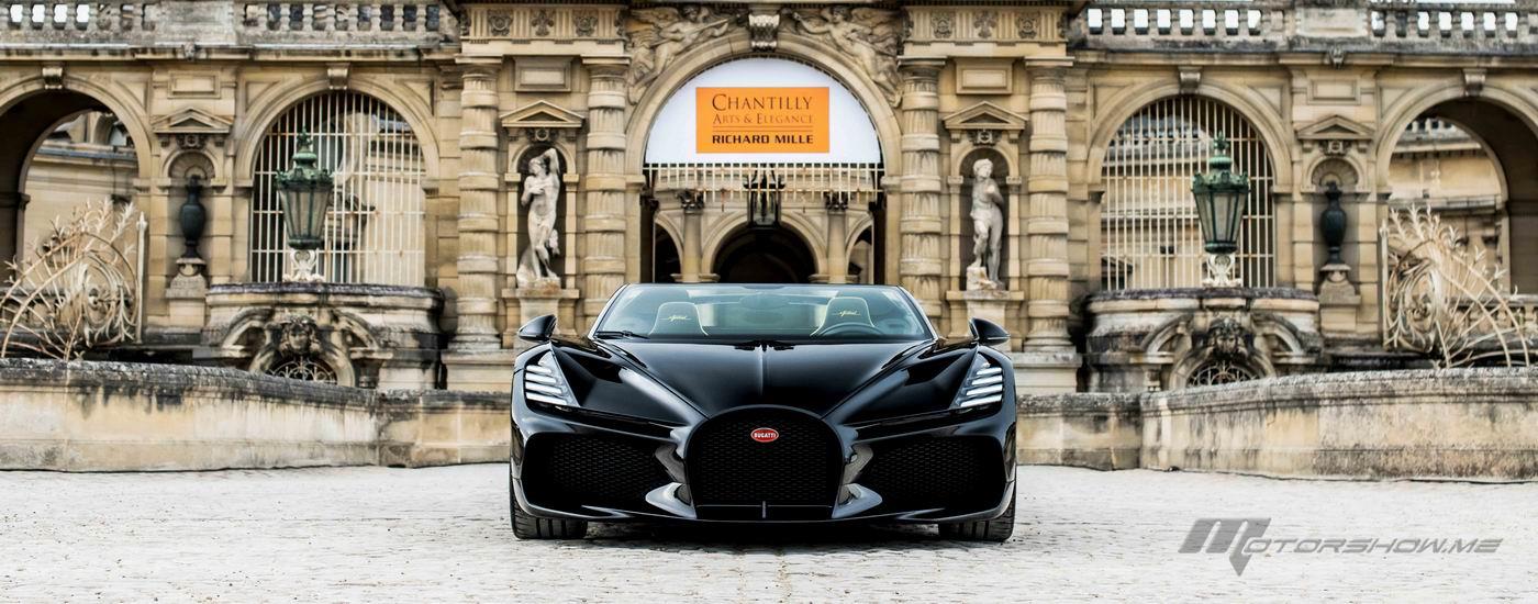 Bugatti W16 Mistral Makes European Debut At Chantilly Arts & Elegance Richard Mille