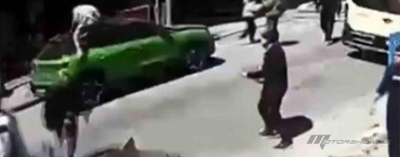 بالفيديو: نجاة شاب من الزلزال والسبب &quot;سيارة&quot;