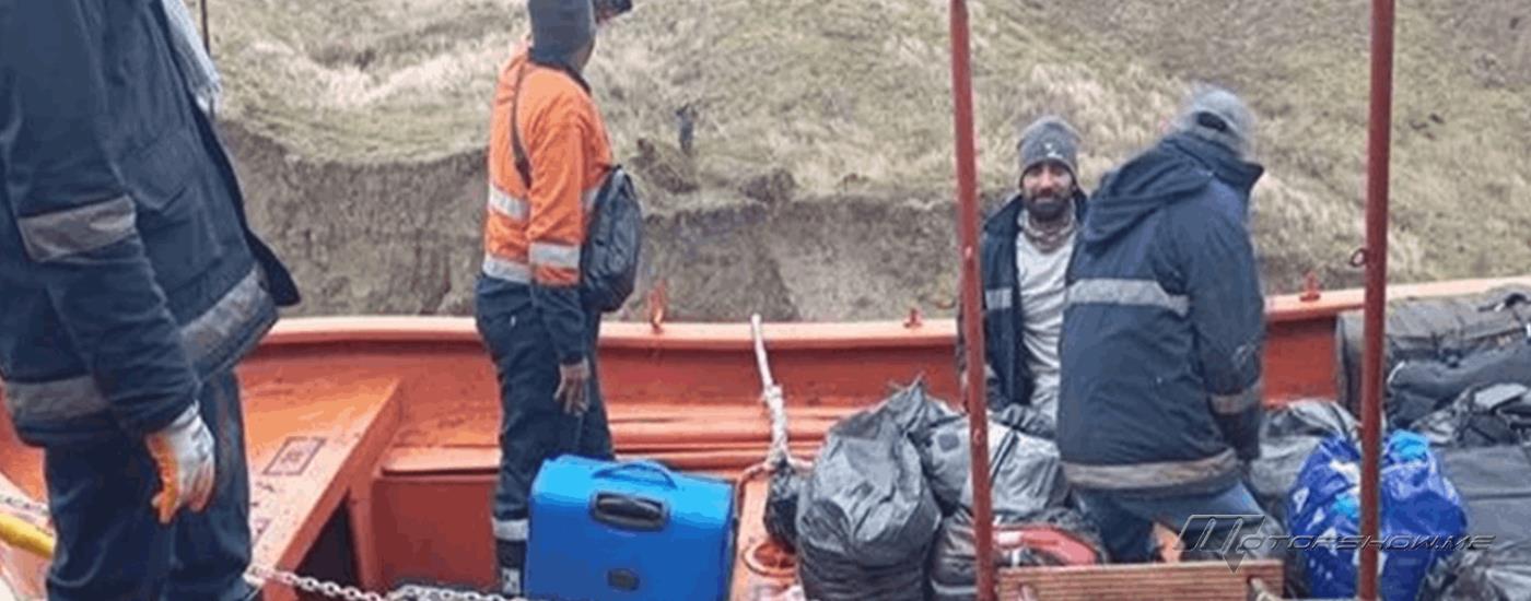 جنوح سفينة تركية في مضيق كيرتش والطاقم يُخلَّى بأمان