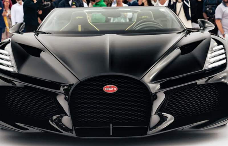 Bugatti Unveiled Its Latest Icon the W16 Mistral during Monterey Car Week