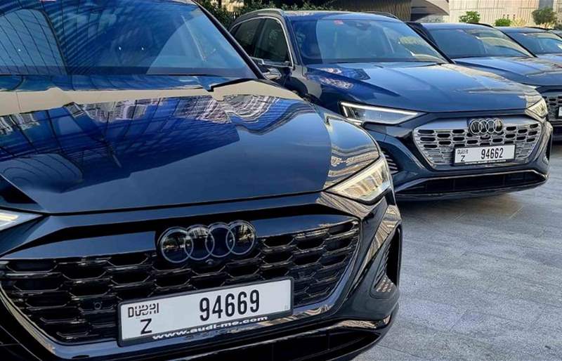 New Audi Q8 e-tron Makes Middle East Debut in Dubai