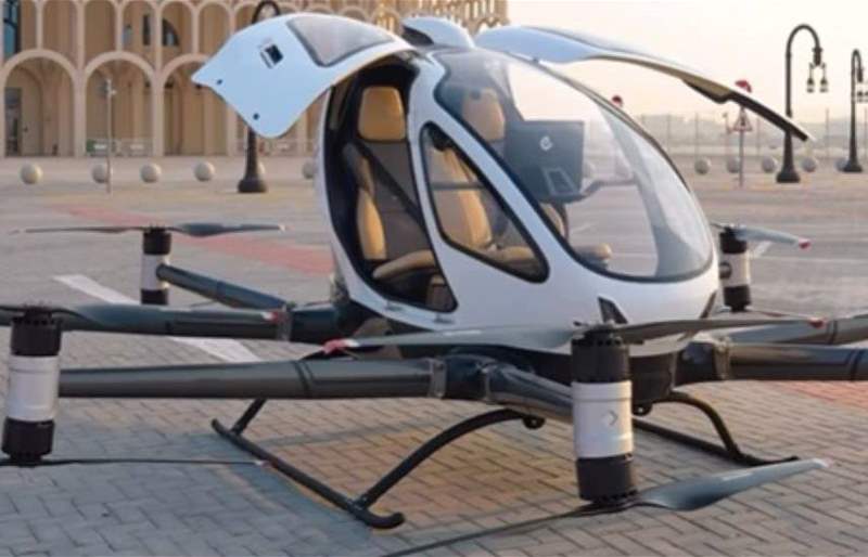 سماء الدوحة تشهد أول تجربة للتاكسي الجوي بدون سائق